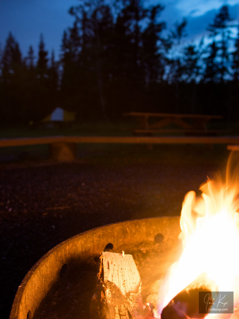 Campfire in Canoe Meadows