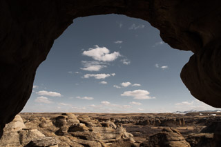View into Badlands