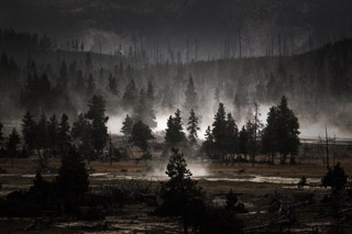 Steam from Thermal Pools