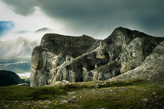 Roche Miette Cliffs