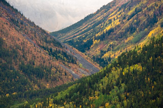 Converging Fall Slopes in Stone Mountain