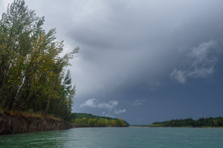 Fall Storm on the River