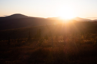 Hilly Taiga Sunset