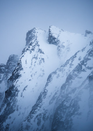 Winter Evening on Chester Ridge
