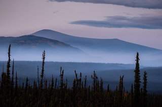 Foggy Yukon Ridges