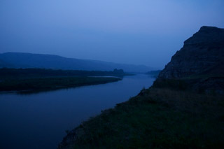 Muted Evening on the Red Deer River