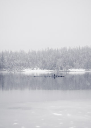 Lawson Lake in Snow