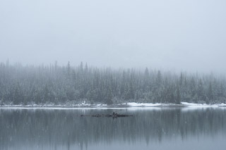 Lawson Lake in Snow