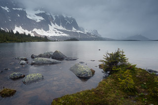 Amethyst Lake to Ancient Wall in the Rain