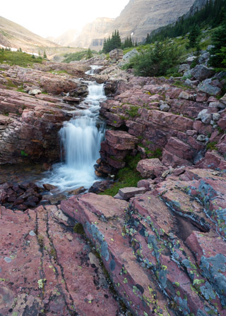 Cascades from the Sunlit Valley