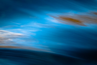 Reflections in Fast Moving Water