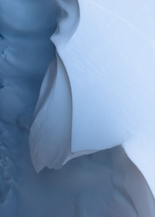 Chiseled Snow Drift