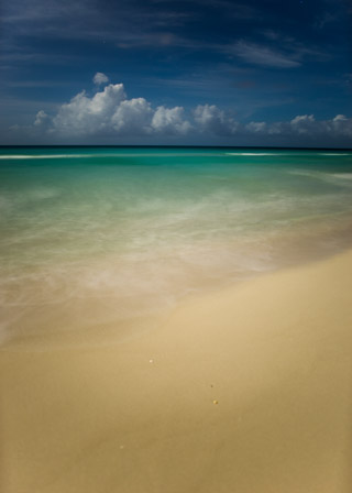 Brilliant Beach at Night