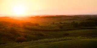 Rolling Parkland Sunset