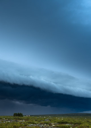 Wall of Clouds Over the Tundra