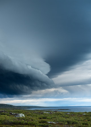 Storm at the Edge of the Lake