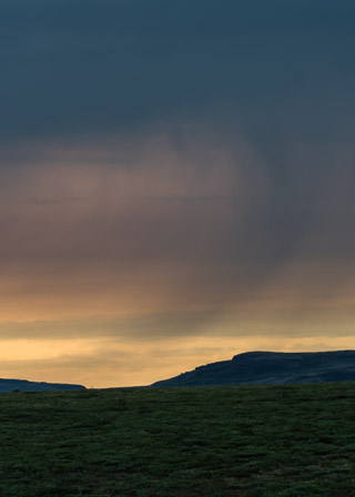 Tundra Rain Sunset