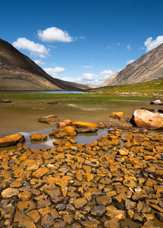 Mudflats in Cline Pass