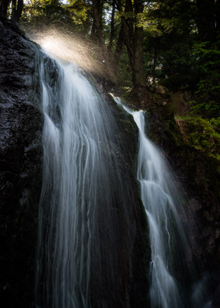 Sunstruck Waterfall