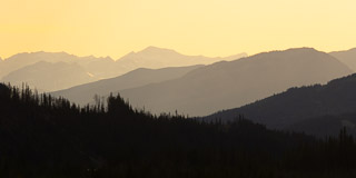 Sunset on the River Hills