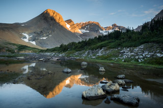 Mirrored Mountain in Cataract Creek