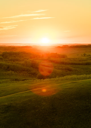 Sun Flare over Parkland