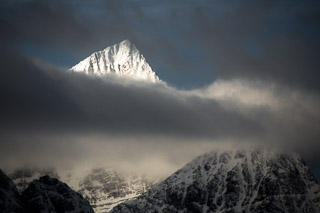 Bisected Mountain Top