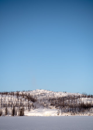 Steam From Lacy Falls