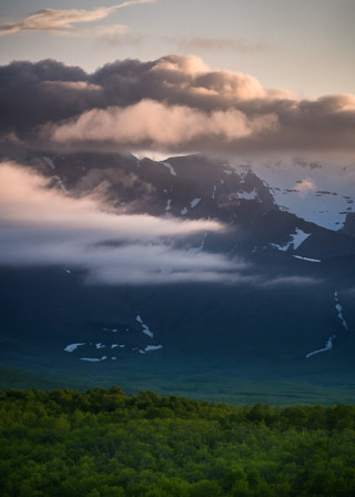 Clouds Above an Aspen Valley