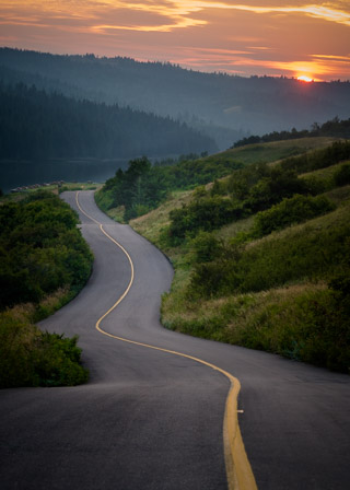Winding Road to Reesor Lake