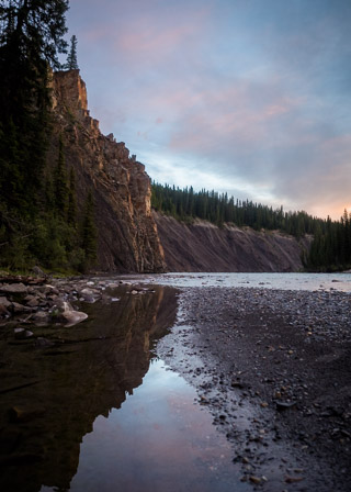 Intersecting River Reflection