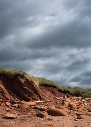 Red Rocky Shore