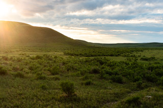 Sunset Over the Sagebrush Valley