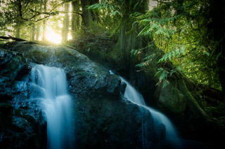 Cedar Falls at Sunset