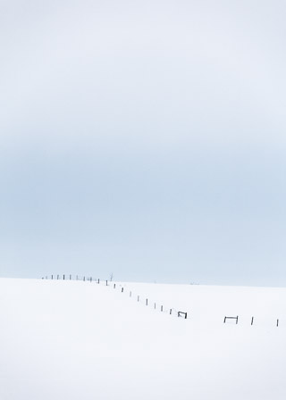 Minimalist Field and Fence
