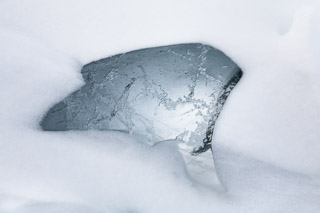 Window through the Snow