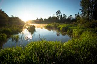Sunset Over the Beaverpond