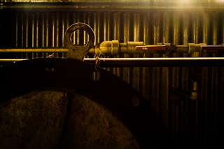 Warm Light on Metal