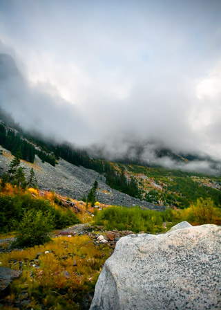 Autumn Clouds in a High Mountain Valley