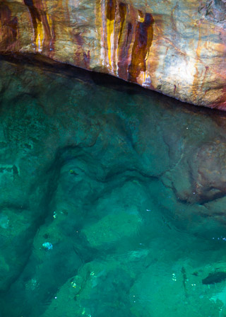 Orange Canyon, Blue Water