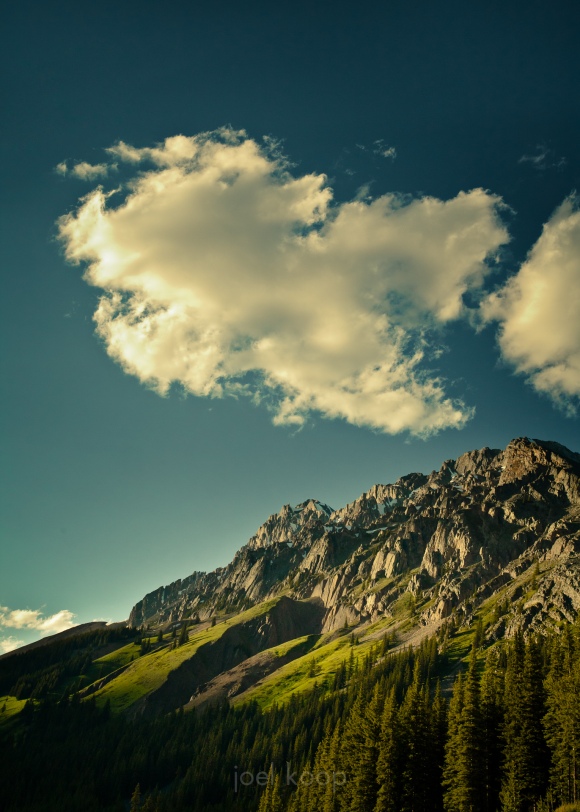 Elpoca Mountain Sunset in Kananaskis