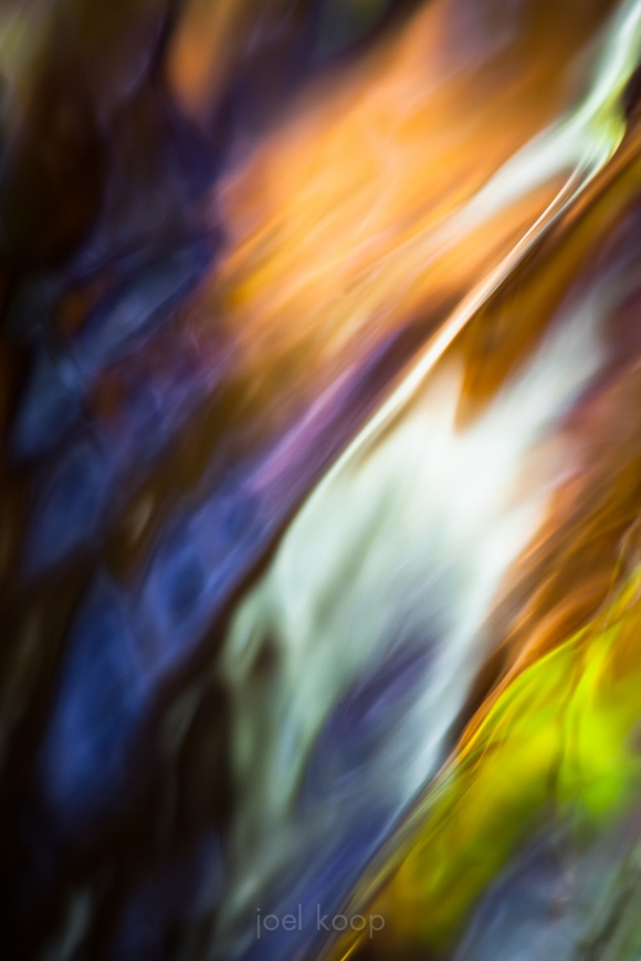 Flowing Colors in Small Stream