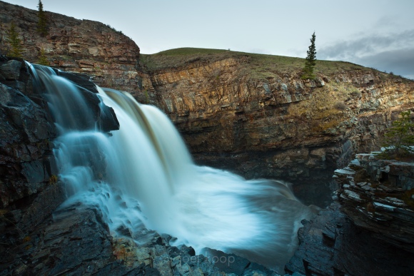 Bighorn Falls in the Evening