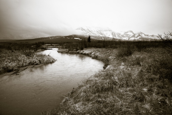 River Winding From Sofa Mountain