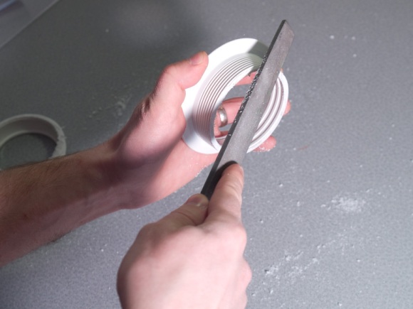 Make sure all the edges are smooth