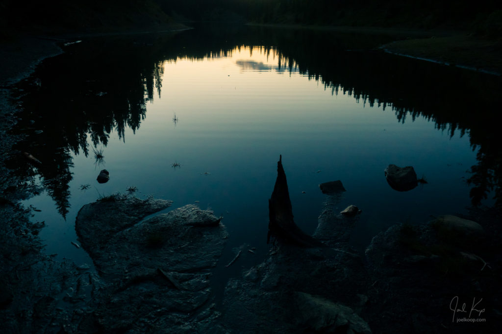 Allstones Lake at Night
